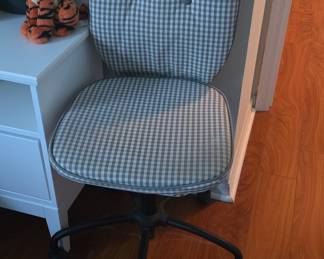 IKEA Lillhöjden Gingham Office Chair