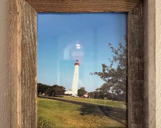 Framed Photograph of Cape May Lighthouse