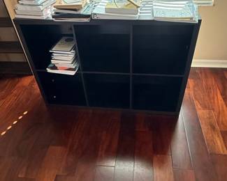 IKEA KALLAX 4x2 Shelving Unit with Books