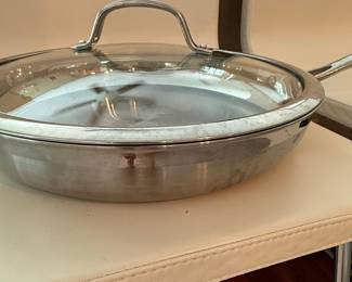 Cuisinart Chef's Classic Stainless Steel 10" Skillet with Lid