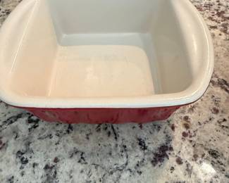 Good Cook Red Stoneware Baking Dish