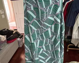 Women's Sleeveless Leaf Print Dress