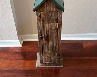 Rustic Outhouse Decor Piece