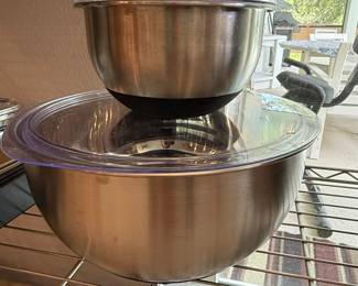 Miu 18/8 Stainless Steel Mixing Bowls with Lids