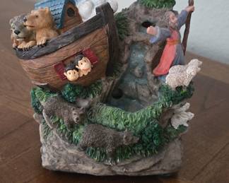 Noah's Ark Musical Waterfall Fountain