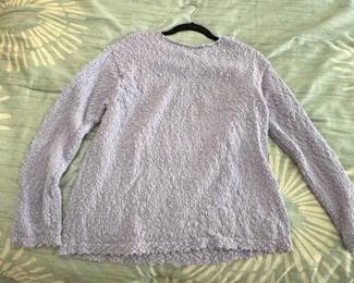 Lavender Textured Knit Top