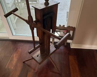 Antique Wooden Yarn Winder