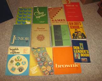 Vintage Girl & Boy Scout Books