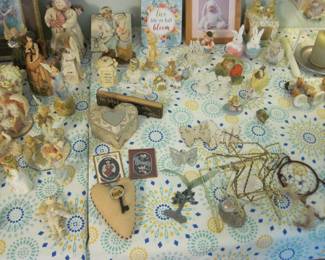 Nurse Figurines, Mice Figurines, Peter Rabbit Book Set and Figurines, Candles