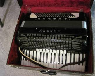 4859 - Black Borsini Modern Accordion Piano made for Tony Dannon