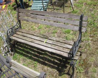 Outdoor Bench - needs new wood