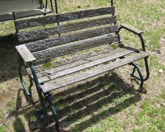Outdoor Bench -- needs new wood
