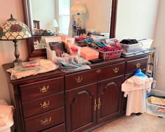 Large dresser and mirror