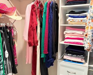 Robes and sweaters