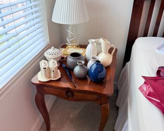 Misc and antique side tables