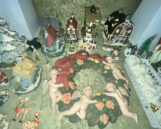 CERAMIC CHRISTMAS VILLAGE