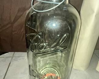 HUGE 4 GALLON “BALL IDEAL” MASON JAR!