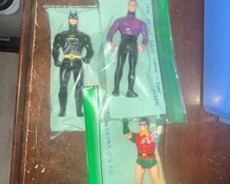 VINTAGE KENNER & TOY BIZ BATMAN FIGURES