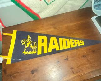 VINTAGE STROMAN RAIDERS FELT PENNANT - NICE ONE!