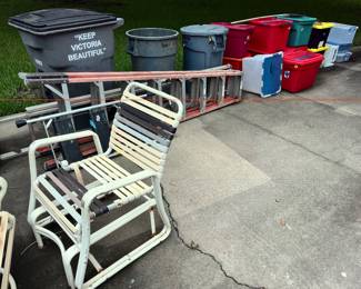 MORE CONTAINERS AND LADDERS
