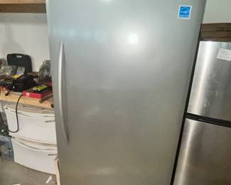LARGE FRIGIDAIRE STAINLESS FREEZER