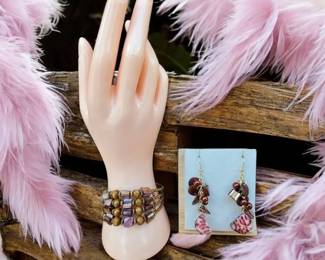 005 Shell Bracelet Earrings