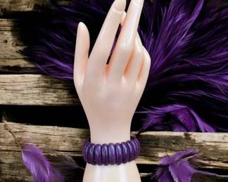 103 Purple Howlite Bracelet