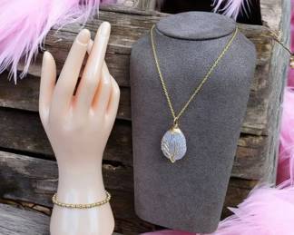 096 Rose Quartz Tree Of Life Wire Wrapped Necklace Tested Bracelet