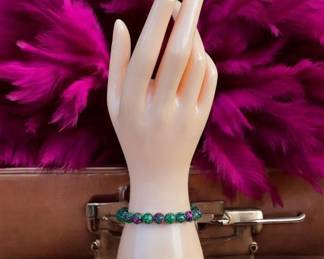105 Ruby Zoisite Bracelet
