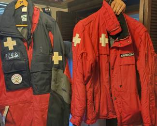 Ski Patrol coat.  The one on the right is a Karbon