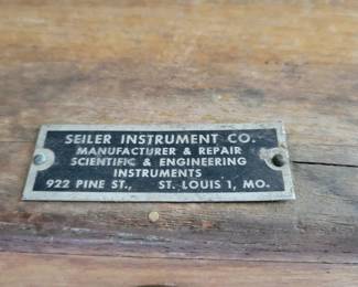Seiler Instrument Co site level transit