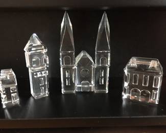 Swarovski Crystal  mini buildings