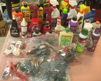 Assortment of Automotive additives & maintenance.