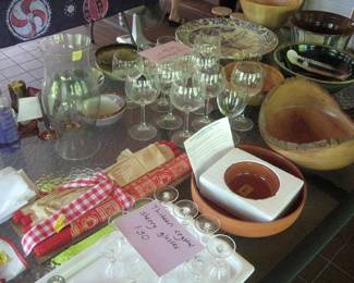 Cook & Glass wares, kitchen utensils