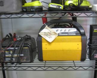 Vector & Schumacher Battery & trickle chargers.