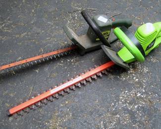 Electric hedge trimmers.
