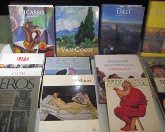 Art books.