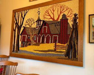 Wow !! This is a VTG Hook Latch Rug