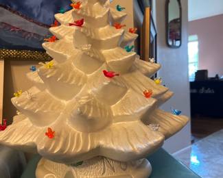 Vintage ceramic Christmas tree