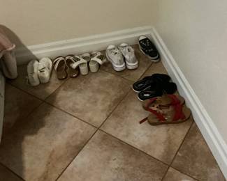 various women's shoes