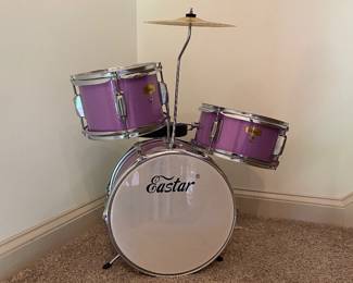 Purple Eastar Drum Set