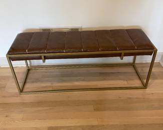Brass stand bench