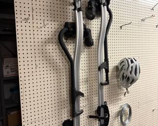 Two Thule ProRide 598 Roof-Mounted Bike Carriers