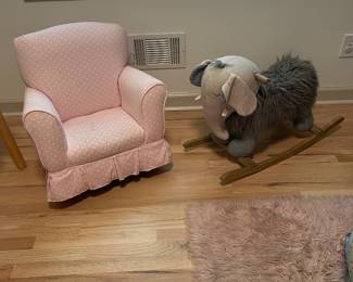 RH rocking elephant/ child’s rocking chair