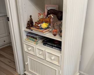 Solid Wood Pottery Barn Look TV Cabinet
