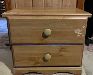 Small Dresser Drawers (x2) Set w/ Large dressing table + Bed