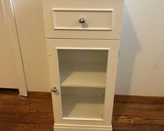 White Free Standing Side Table (x1)