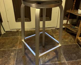 Silver Bar Stools (x2)
