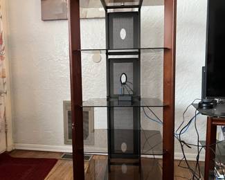 Glass & Wood Shelf (5 Racks)