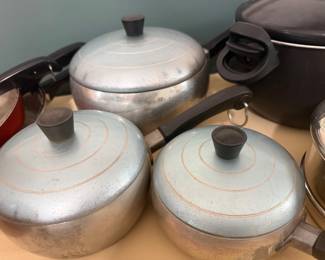 Vintage Wear Even Halite aluminum cookware